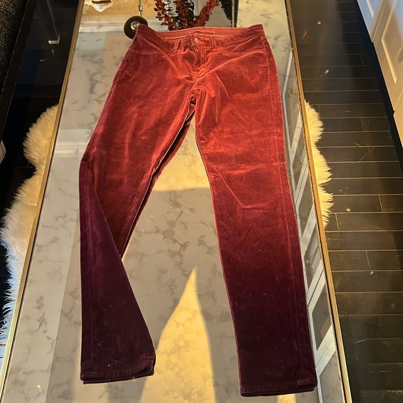 J Brand 901 Low Rise Velvet Jeans in Lava - size 27 - Picture 3 of 4